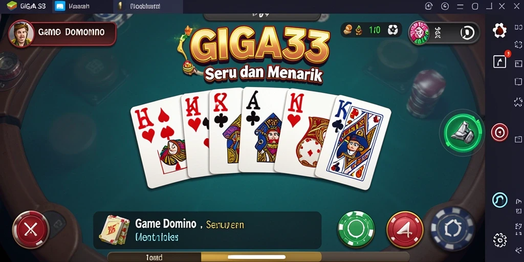 Tampilan gameplay seru dan interaktif GIGA33.