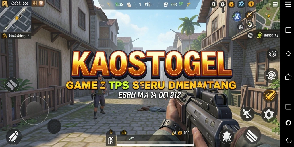 Tampilan utama gameplay KAOSTOGEL dengan aksi seru dan mendebarkan.