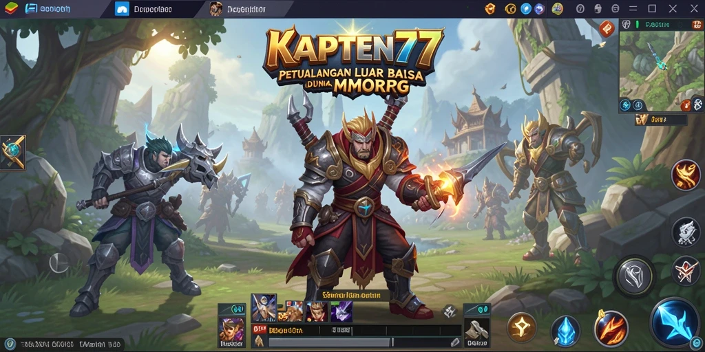 Tangkapan layar gameplay KAPTEN77 yang menampilkan aksi pertarungan seru.