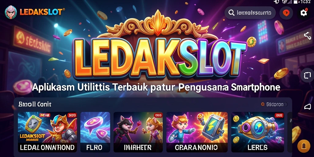 Tampilan antarmuka utama LEDAKSLOT yang sederhana dan fungsional.