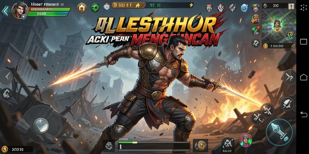 Gameplay seru dari LETSTHOR dalam aksi penuh ketegangan.
