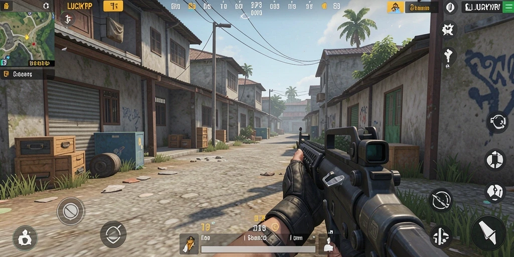 Gameplay menarik dan aksi mendebarkan di LUCKYRP.