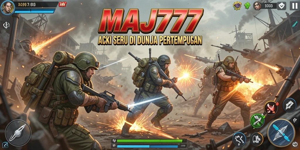 Tangkapan layar utama MAJ777 menampilkan aksi pertarungan yang mendebarkan.