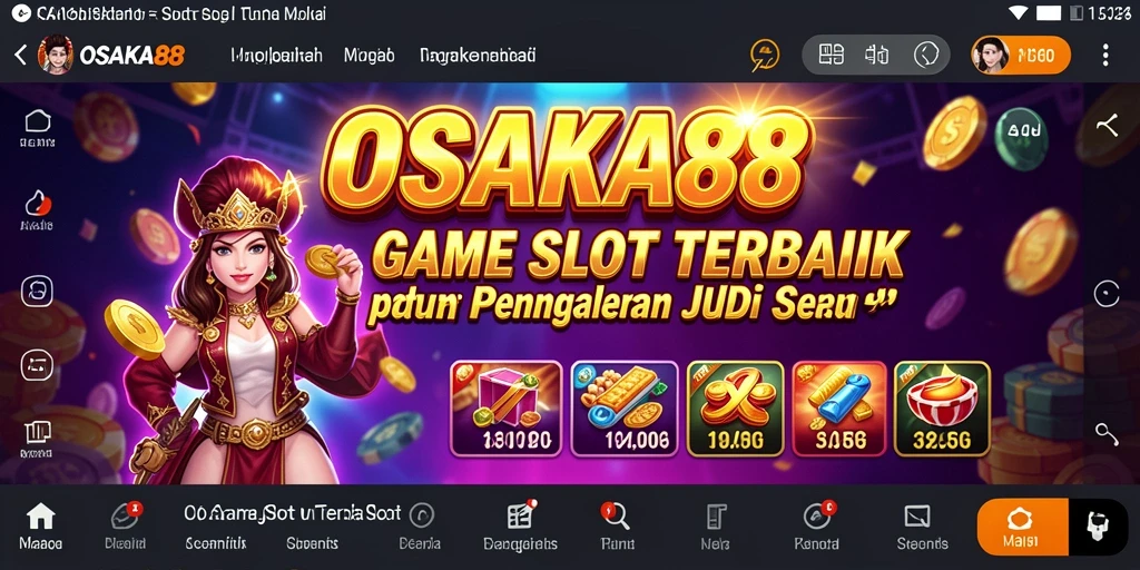 Tangkapan layar OSAKA88 menunjukkan keseruan gameplay Slot yang mengasyikkan.