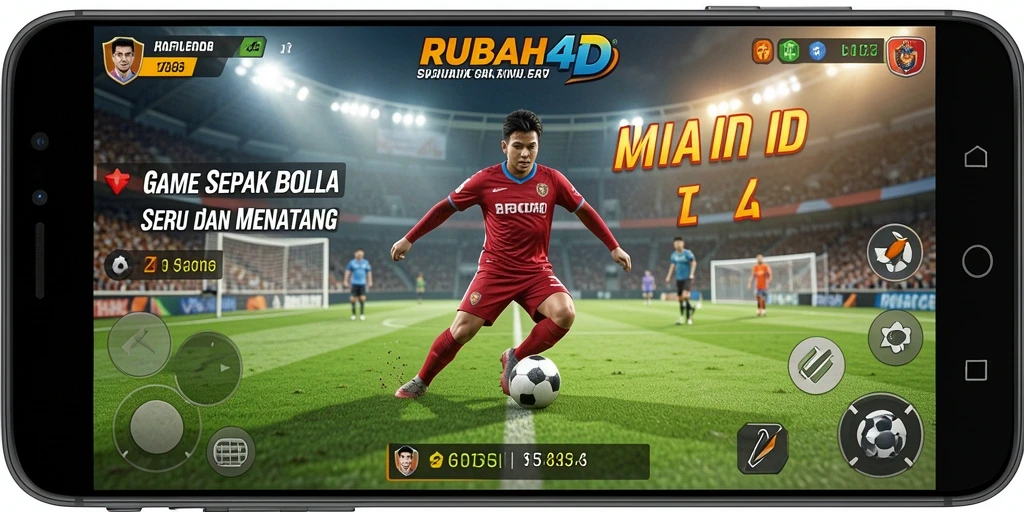 Tampilan gameplay RUBAH4D yang penuh aksi dan seru di lapangan.