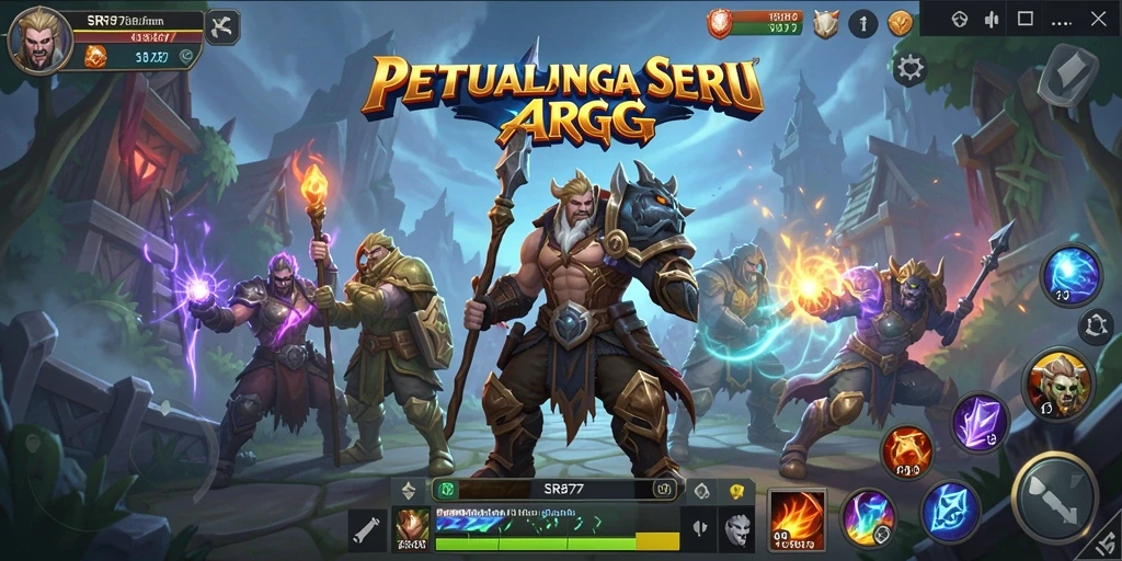 Gameplay seru SR877 dalam dunia ARPG menakjubkan.