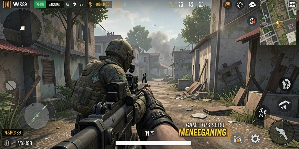 Tampilan gameplay seru dan menegangkan di WAK89.