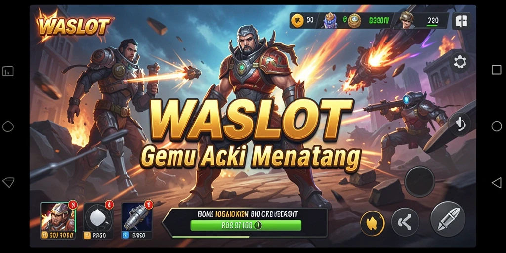 Tampilan gameplay seru WASLOT dengan aksi menegangkan.