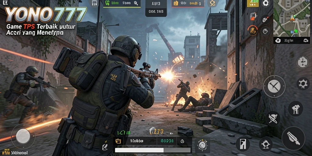 Tampilan gameplay seru di YONO777 dengan aksi TPS yang memukau.